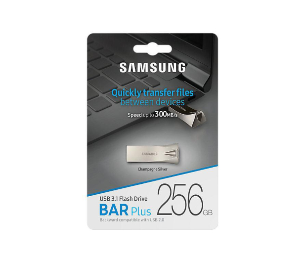Samsung 128GB BAR Plus Champaign Silver 300MB/s - 428775 - zdjęcie 11